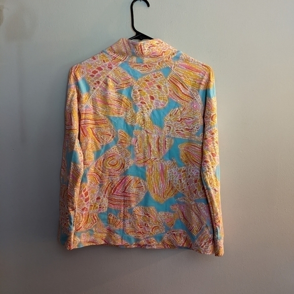 LILLY Pulitzer Tini Bikini Half Zipper Skipper Popover XS - Picture 4 of 6